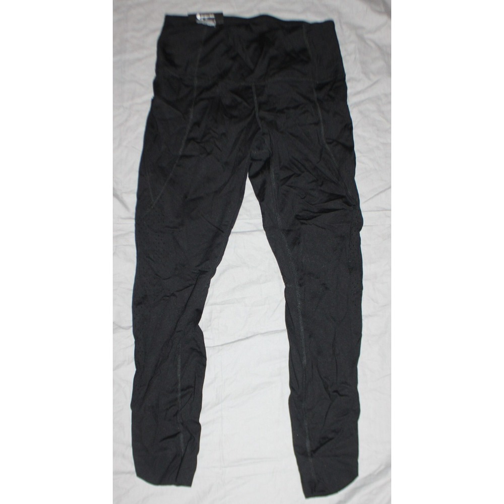 Members Mark Ladies Everyday Perforated Legging, Black, Small pockets